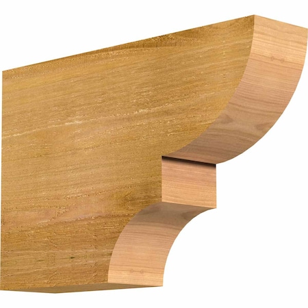 Ekena Millwork Ridgewood Rough Sawn Rafter Tail, Western Red Cedar, 4"W x 12"H x 18"L RFT04X12X18RID00RWR